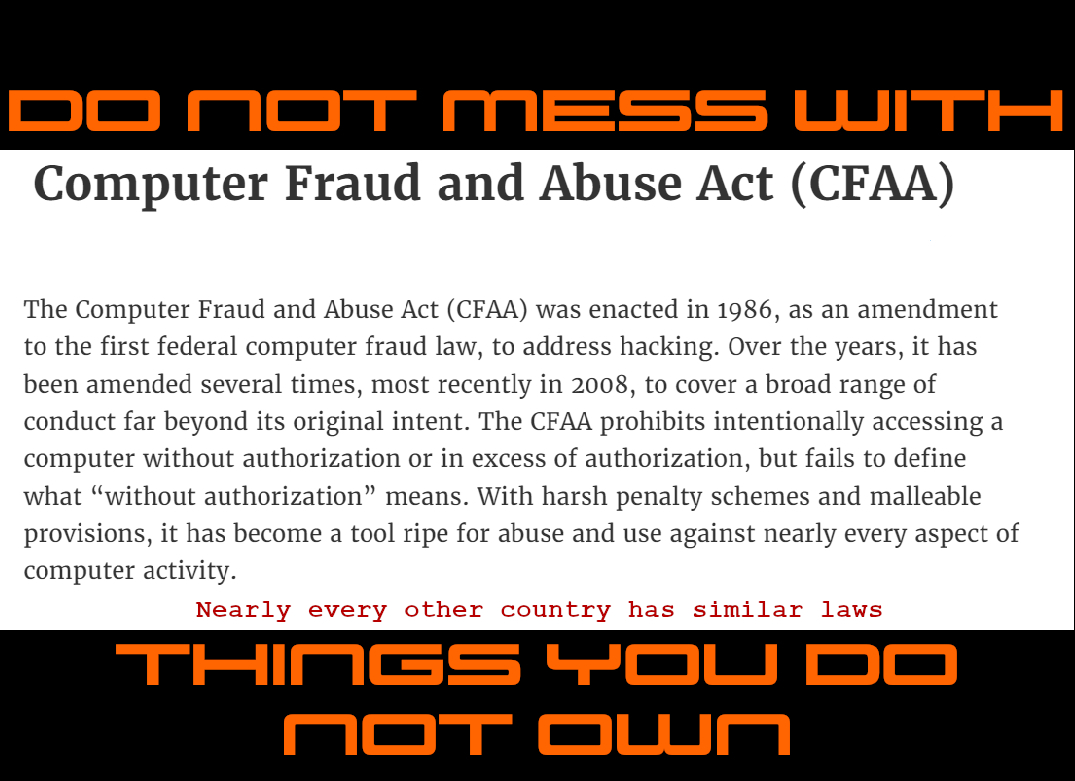 CFAA Law Image